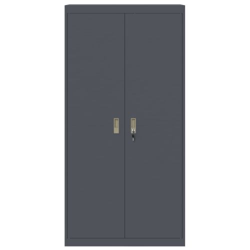 Шкаф за съхранение Антрацит 90 x 40 x 180 cm Стомана