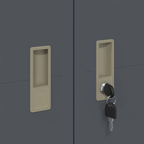 Шкаф за съхранение Антрацит 80 x 40 x 140 см Стомана