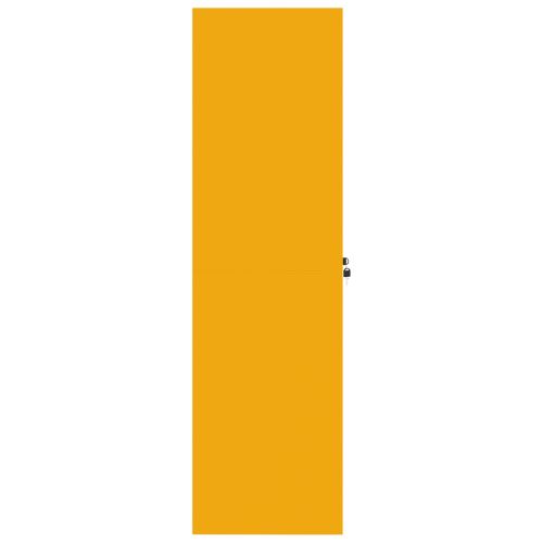Шкаф за съхранение Горчично жълто 80 x 40 x 140 см Стомана