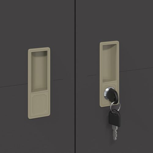 Шкаф за съхранение Черен 60 x 40 x 180 см Стомана