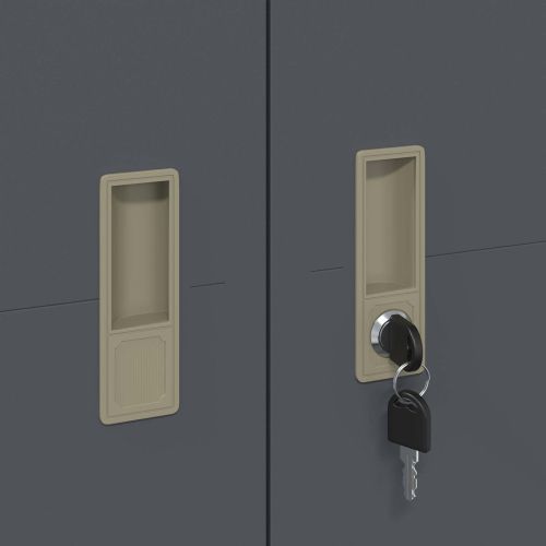 Шкаф за съхранение Антрацит 60 x 40 x 180 см Стомана