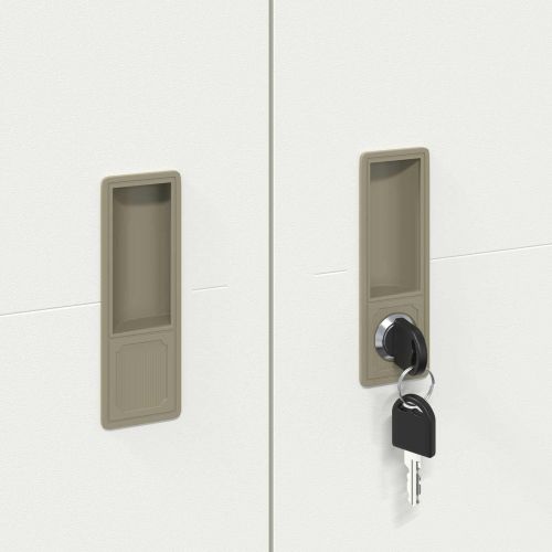 Шкаф за съхранение Бял 60 x 40 x 200 см Стомана