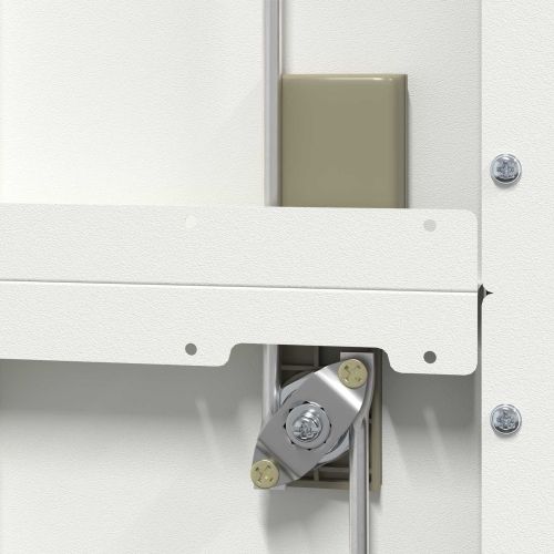 Шкаф за съхранение Бял 60 x 40 x 200 см Стомана