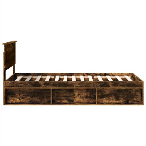 Рамка за легло с таблото Димян дъб 100 x 200 cm Инженерно дърво