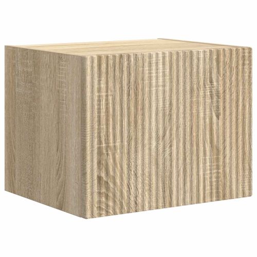 Комплект за стена на телевизор 6 pcs Сонома дъб