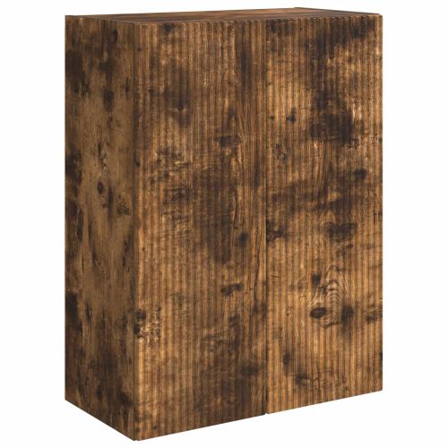 Комплект за стена на телевизор 6 pcs Димян дъб