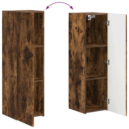 Комплект ТВ шкаф 4 pcs Димян дъб Инженерно дърво