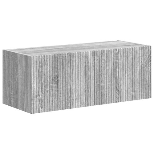 Комплект ТВ шкаф 4 pcs Сив Сонома Инженерно дърво