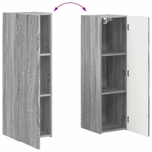 Комплект ТВ шкаф 4 pcs Сив Сонома Инженерно дърво