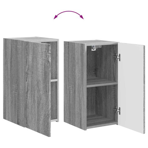 Комплект ТВ шкаф 4 pcs Сив Сонома Инженерно дърво