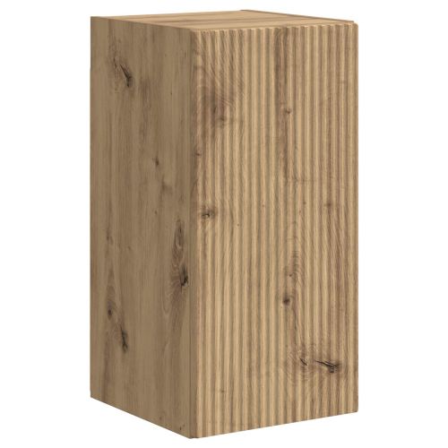 Комплект ТВ шкаф Монтиране на стена 5 pcs Дъб Инженерно дърво