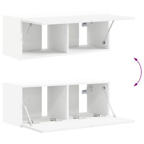 ТВ шкаф 8 pcs Бяло