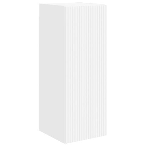 Комплект ТВ шкаф 4 pcs Бяло Инженерно дърво