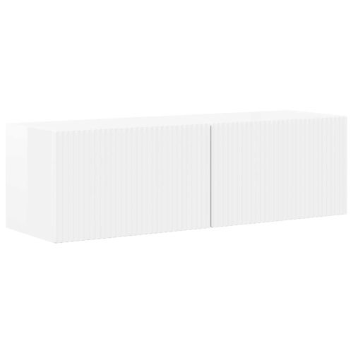 ТВ шкаф 5 pcs Лъскаво бяло