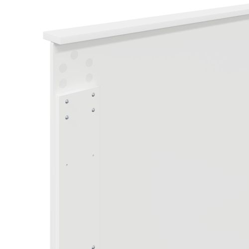 Рамка за легло с таблото Бяло 100 x 200 cm Инженерна дървесина