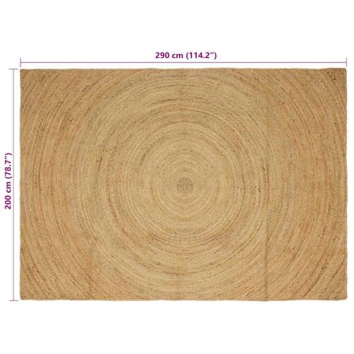 Килими за помещение Правоъгълна Кафяво 200 x 290 см юта