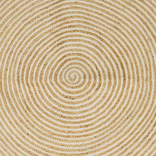 Килим Естествено и бяло 200 x 200 cm юта