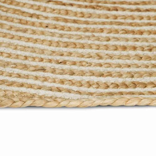 Килим Естествено и бяло 240 x 340 см юта