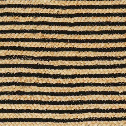 Килим Естествено и черно 100 x 152 см юта