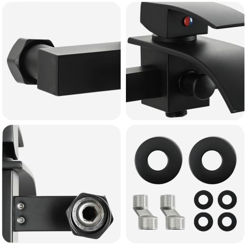 Смесител за душ Черно G 1 / 2 инча