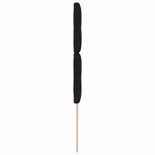 LED глава с LED ленти с таблото Черен 80 cm текстил