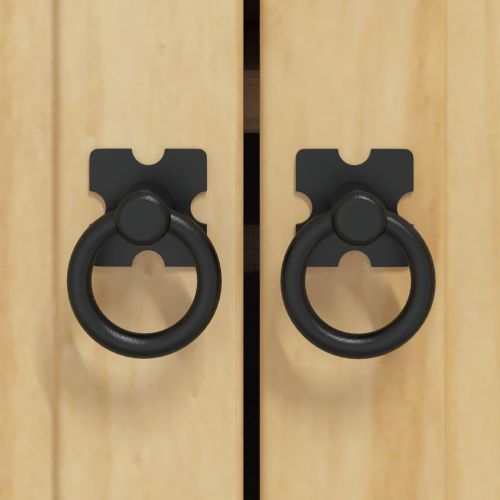 За шкафове с рафт SKI 4 pcs Кехлибарен Солидно борово дърво