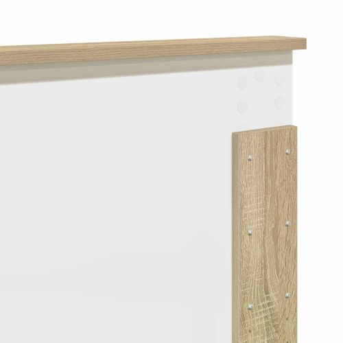 Рамка за легло Сонома дъб 200 x 200 cm Инженерна дървесина