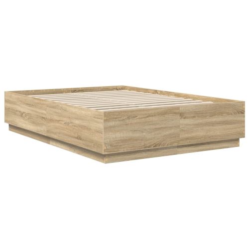 Рамка за легло Сонома дъб 140 x 200 cm Инженерно дърво