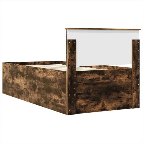 Рамка за легло с таблото Димян дъб 120 x 200 cm Инженерно дърво