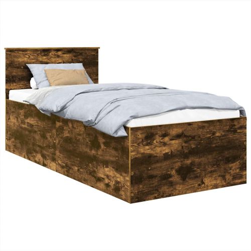 Рамка за легло с таблото Димян дъб 90 x 190 cm Инженерно дърво