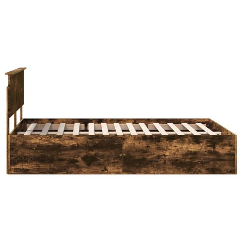 Рамка за легло с таблото Димян дъб 150 x 200 cm Инженерно дърво