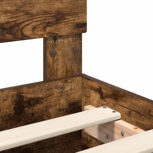 Рамка за легло с таблото Димян дъб 90 x 190 cm Инженерно дърво