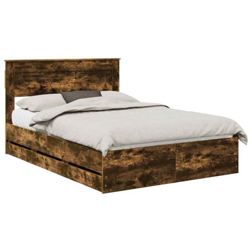 Рамка за легло Димян дъб 150 x 200 cm Инженерна дървесина