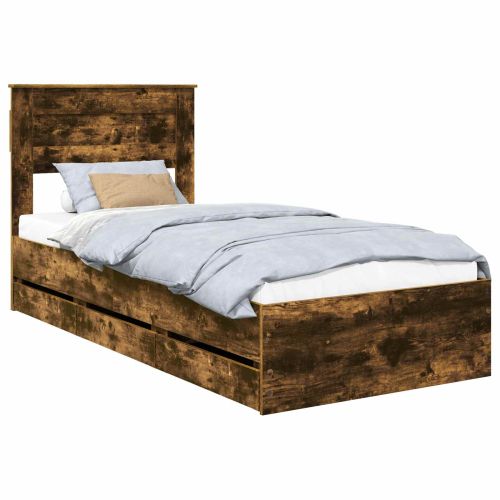 Рамка за легло Димян дъб 75 x 190 cm Инженерна дървесина