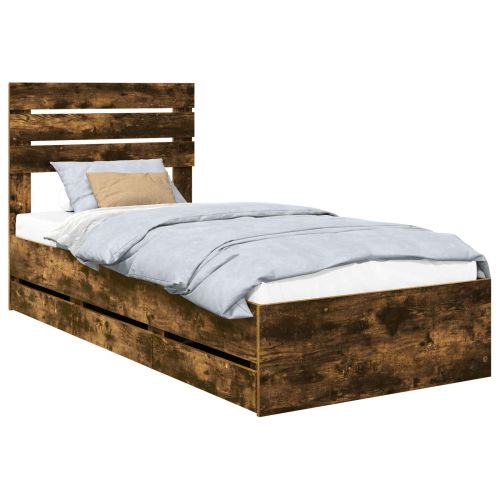 Рамка за легло Димян дъб 90 x 200 cm Инженерна дървесина