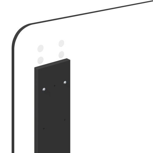 Рамка за легло с чекмедже Черно 90 x 190 cm Инженерна дървесина