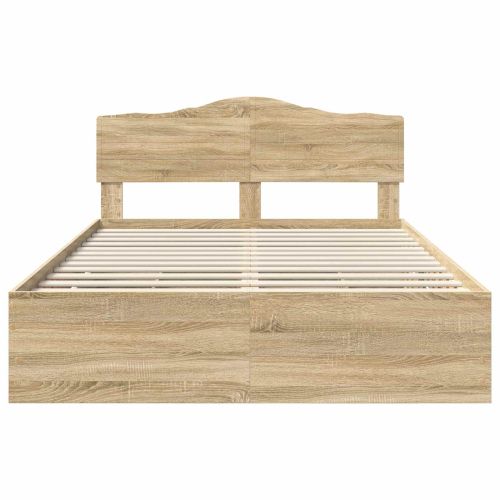Рамка за легло Сонома дъб 160 x 200 cm Инженерна дървесина