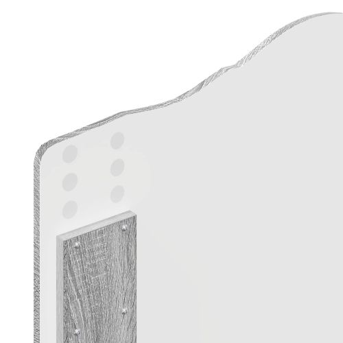 Рамка за легло Сив Сонома 100 x 200 cm Инженерна дървесина