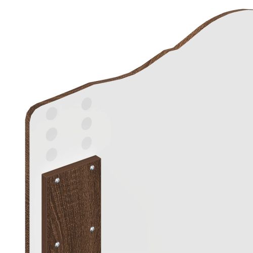 Рамка за легло Кафяв дъб 100 x 200 cm Инженерна дървесина