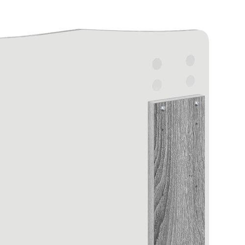 Рамка за легло Сив Сонома 160 x 200 cm Инженерна дървесина