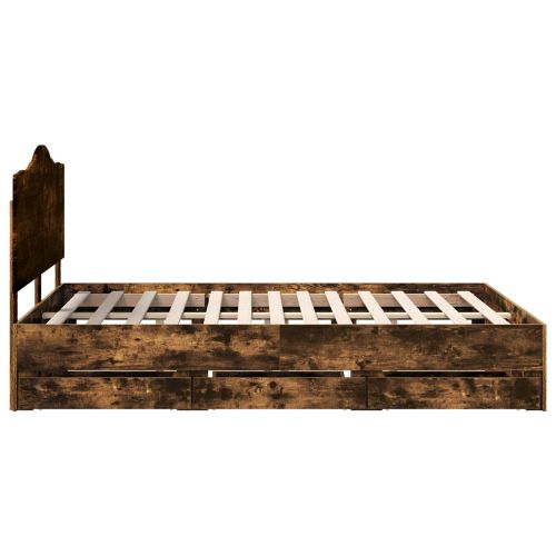 Рамка за легло Димян дъб 150 x 200 cm Инженерна дървесина