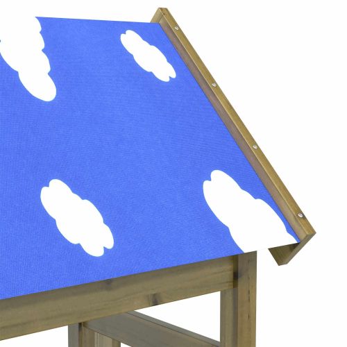 Игрална кула Кафяво Солидна импрегнирана дървесина