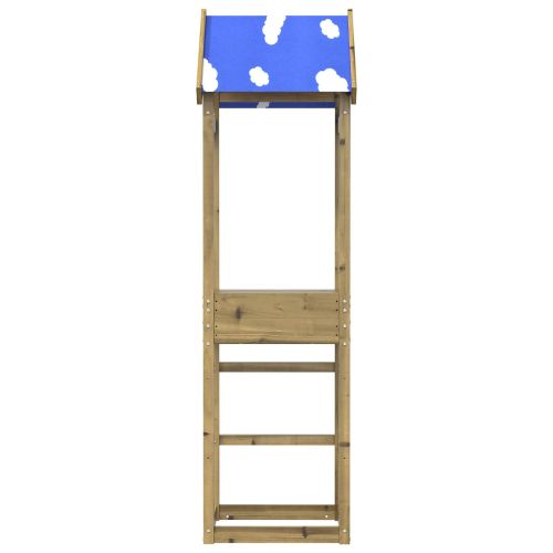 Игрална кула Кафяво Солидна импрегнирана дървесина