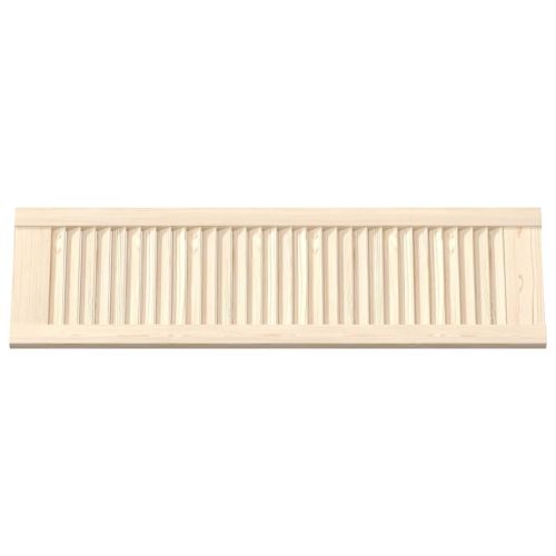 Врати за шкафове с лустросан дизайн 4 бр. масивна дървесина бор