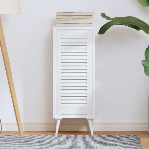 Врата за шкаф с лустросан дизайн Бяла 69x29,5 cm