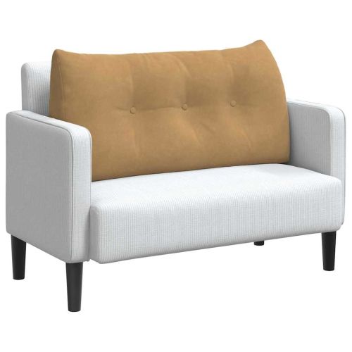 Възглавница за гръб Кафяво 100 x 24 x 50 см Кадифе