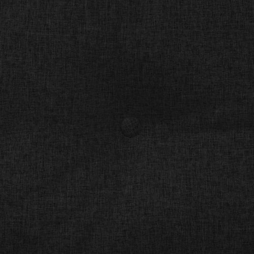 Възглавница за гръб Черно 200 x 24 x 50 см текстил