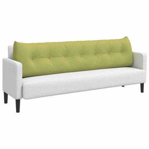 Възглавница за гръб Светло зелено 200 x 24 x 50 см текстил