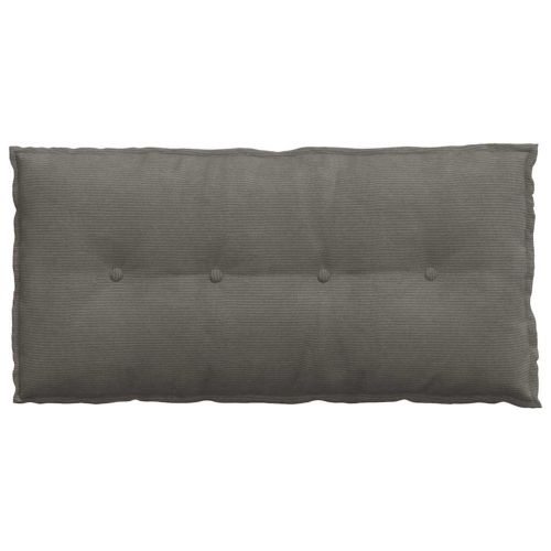 Възглавница за гръб Светлосиво 100 x 50 cm Кордюрова тъкан