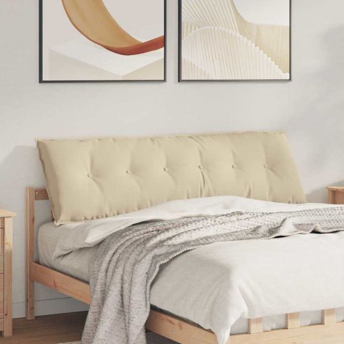 Възглавница за гръб Крем 160 x 50 cm Микрофибърна тъкан